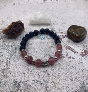 Armband Quarz rosa