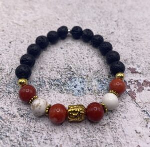 Koralle Magnesit Armband
